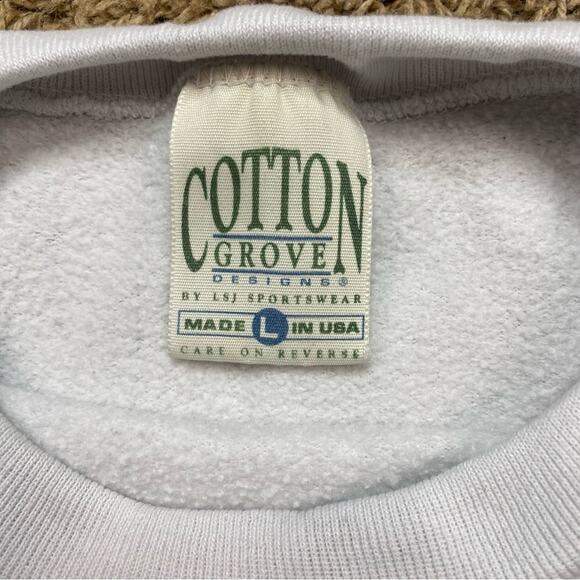 Vintage Jared D Lee Studio Funny Santa 911 Christmas Sweatshirt 1993 large - Picture 6 of 8